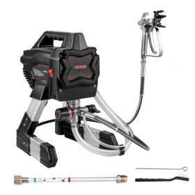 VEVOR Stand Airless Paint Sprayer, 2900PSI High Pressure 7/8HP 650W Power Painting, Extension Rod and Cleaning Kits for Professional Contractor/Prosum