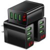3 Packs 3-Port USB Wall Charger USB Hub Charger Wall Power Charging Plug Adapter Fit For Samsung Galaxy S9/S8