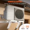 VEVOR Air Conditioner Support Bracket, Max. 220 lbs Load Capacity, Heavy Duty Steel Construction AC No Drilling Easy Installation, Fits Single or Doub