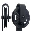 4.9FT/6FT/6.6FT/8FT Black Carbon Steel Big Hanger Roller Interior Sliding Barn Door Hardware